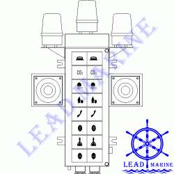 SGB-220J alarm lighting column,Changshu Electronic,JiangSu JinTai-SGB-220J, SGB-24Z