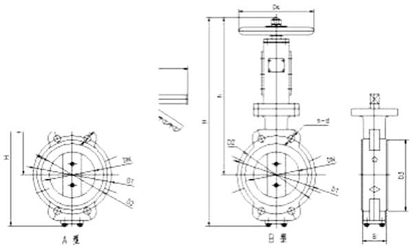 Marine Concentric Wafer Type Manual and Spiral Manual Operated Butterfly Valve HD 531