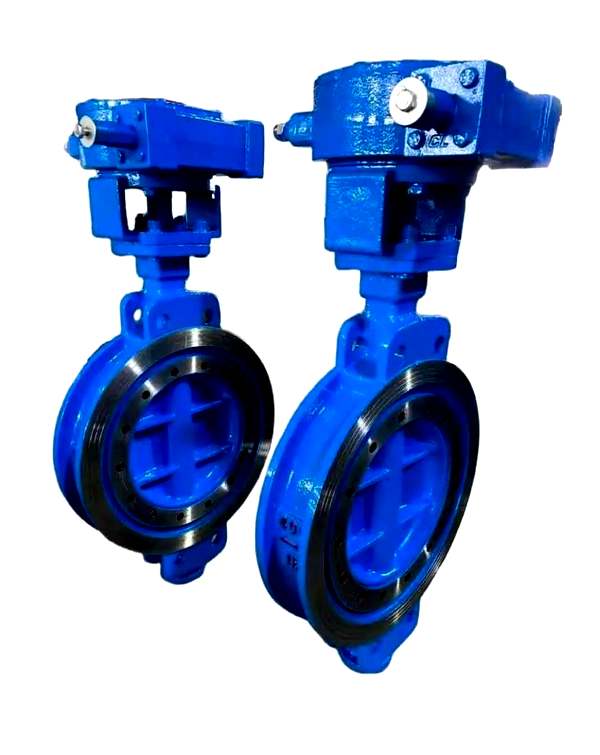 Marine Wafer Type Worm and Gear Manual Operated Metal Seat Butterfly Valve (Type 3W-DF27) Dalian Standard