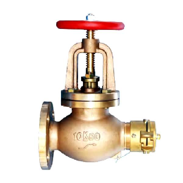 Marine Valve Flange F7334A JIS 5K&10K Bronze Hose Globe Valve Nakajima System