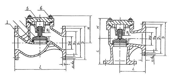 Marine PN1.6 MPa STAINLESS STEEL CHECK VALVE HDJV13-00