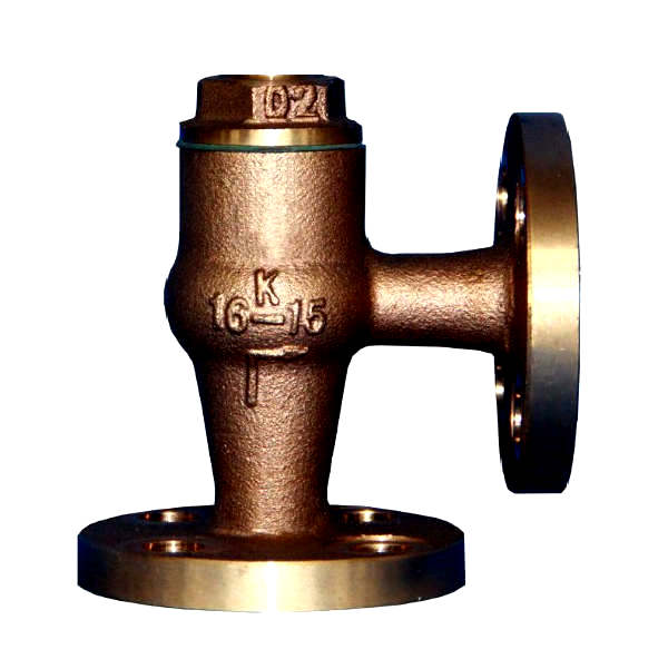 Marine Valve F7418 JIS 16K Bronze Angle Lift Check Valve