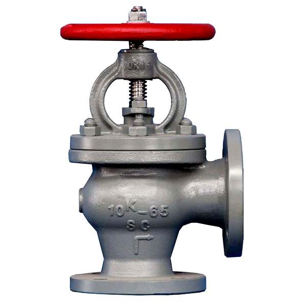 Marine Valve Flange F7472 JIS 10K Cast Steel Angle SDNR Valve