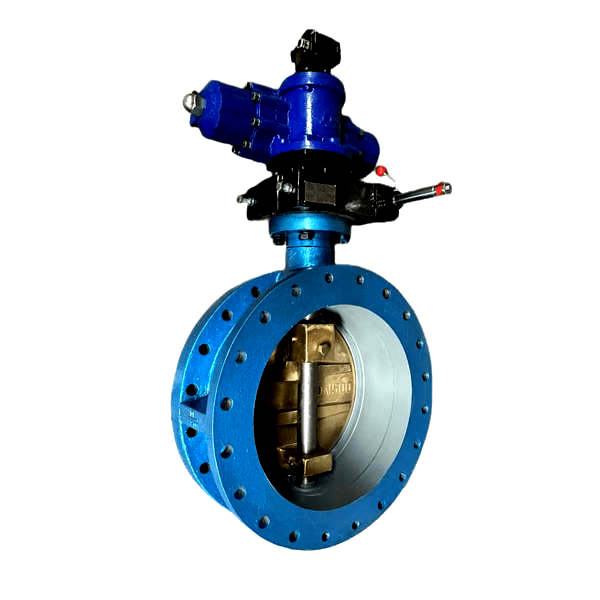 Marine Bi - Eccentric Flange Type Manual Hydraulic Operated Butterfly Valve with Double Cylinder (Type 2FP) Dalian Standard