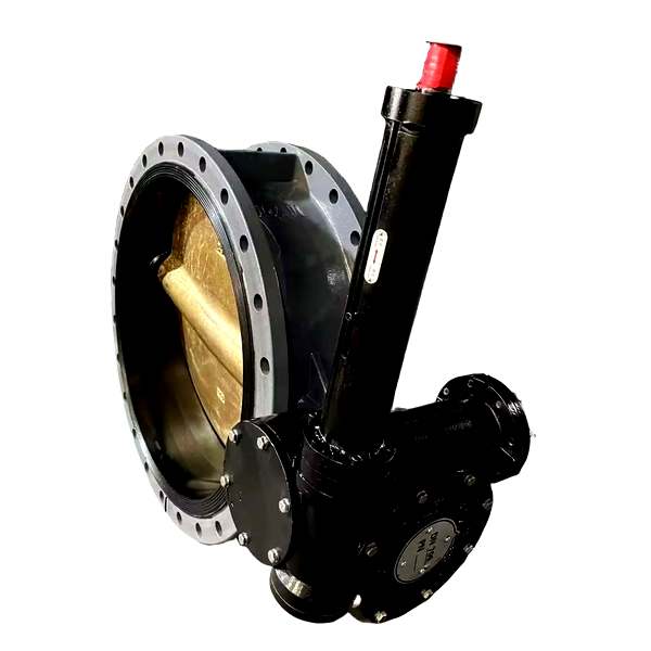 Marine Bi -eccentric Flange Type Hydraulie Operated Butterfly Valve with Hand Wheel(Type 2FD) Dalian Standard