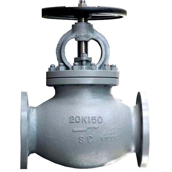 Marine valve Flange F7313 JIS 20K Cast Steel Globe valve