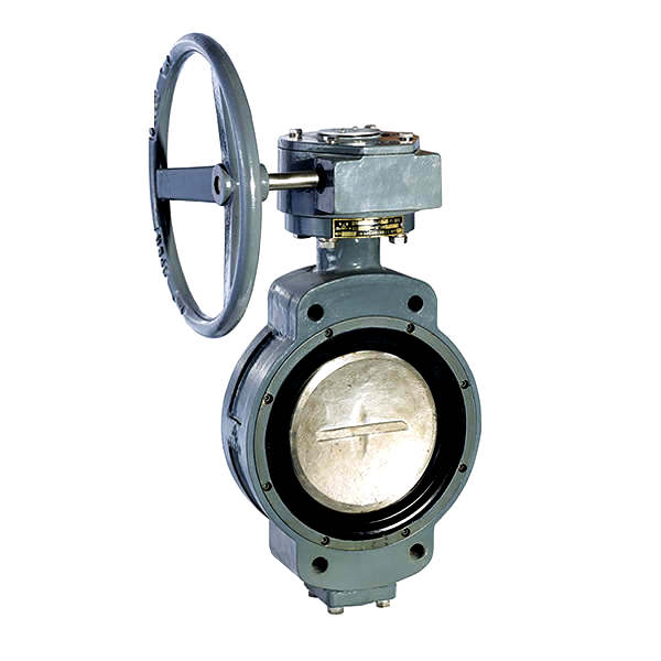 Marine Double Eccentric Worm Manual Butterfly Valve GB/T3037-94 C Type