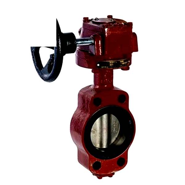 Marine Centric Wafer Type Fork Lever Manual Operated Butterfly Valve With Extended Hand Wheel(Type 1B) Dalian Standard