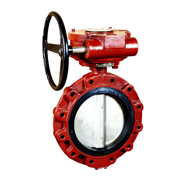 Marine Center-Pivoted Worm Manual Lug Butterfly Valve GB/T3036-94 FCS Type