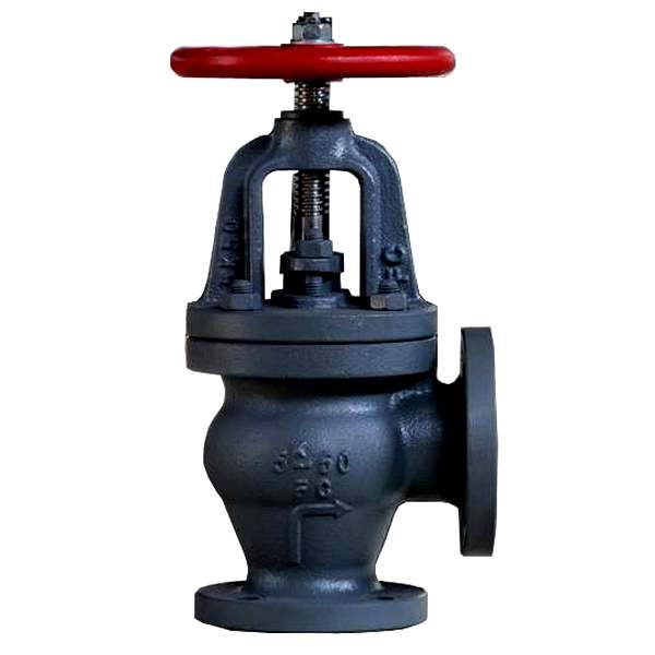 Marine valve Flange F7354 JIS 5K Cast Iron Angle SNDR Valve