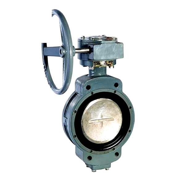 Marine Double Eccentric Wafer Type Manual Operated Anti - Corrosion Butterfly Valve(Type 2A-DF32) Dalian Standard