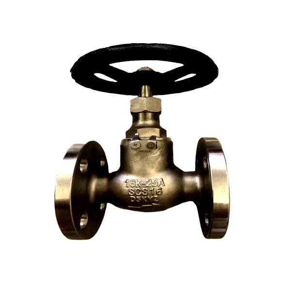 Marine Valve Flange F7303S JIS 16K Stainless Steel SCS16 Globe Valve