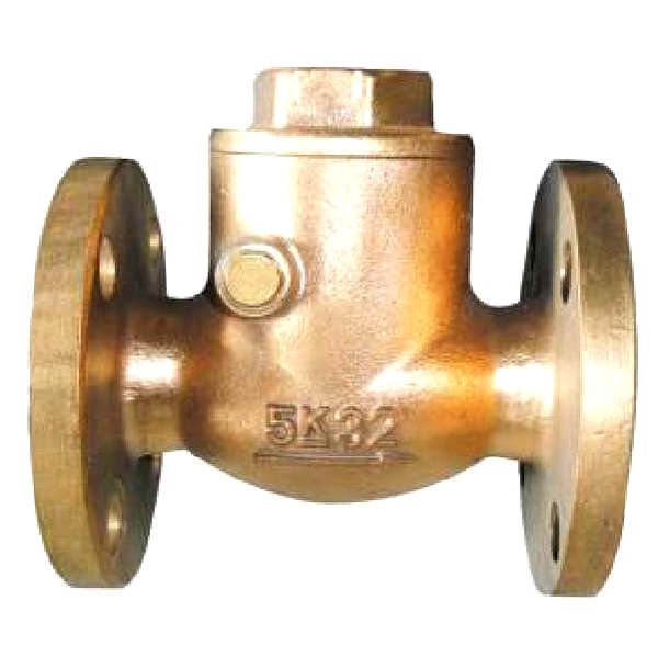 Marine Valve F7371 JIS-5K Bronze Swing Check Valve