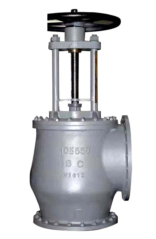 Marine Valve F7350 JIS-10K Cast Steel Angle Hull Valve