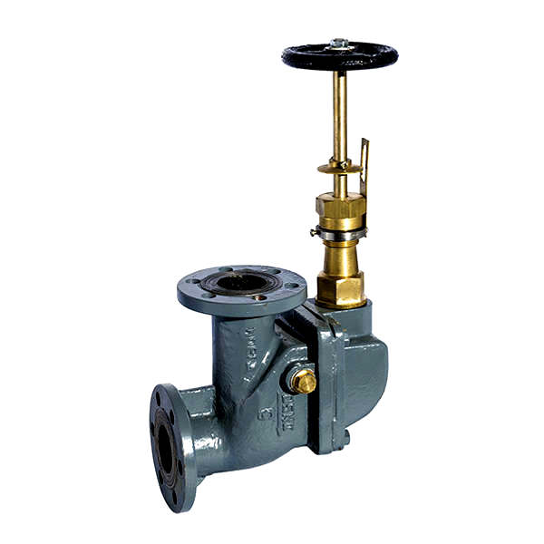 F3060 JIS 10K Cast Steel Angle Storm Valve