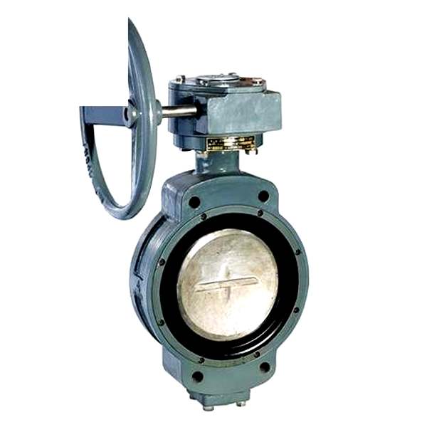 Marine Bi -eccentric Wafer Type Hydraulie Operated Butterfly Valve with Hand Wheel(Type 2D) Dalian Standard