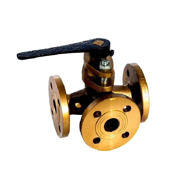 Marine Valve F7381 JIS 5K Bronze Cocks - 2 3 Way