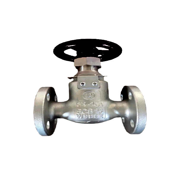 Marine Valve Flange F7301S JIS 5K Stainless Steel SCS16 Globe Valve