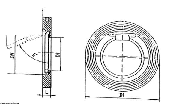 Marine WAFER TYPE SWING CHECK VALVE HDJV16-00