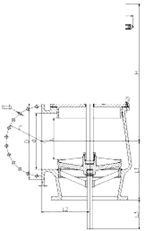 Marine FLANGE CAST STEEL SEA WATER VALVE HDMV12-00