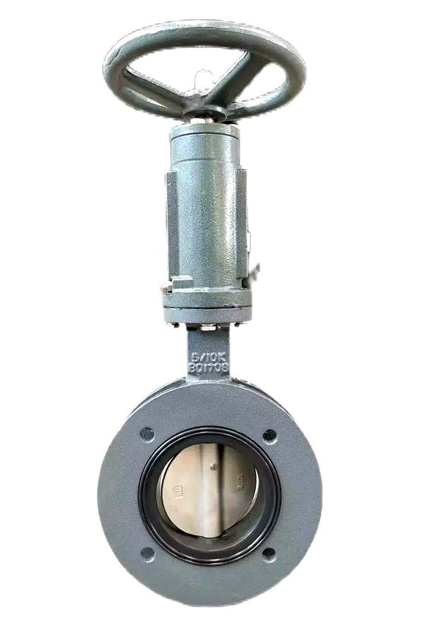 Marine Centric Double Flange Type Spiral Manual Operated Butterfly Valve(Type 1FFD)Dalian Standard