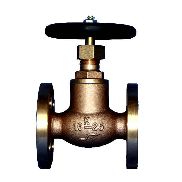 Marine valve Flange F7303 JIS 16K Bronze Globe Valve