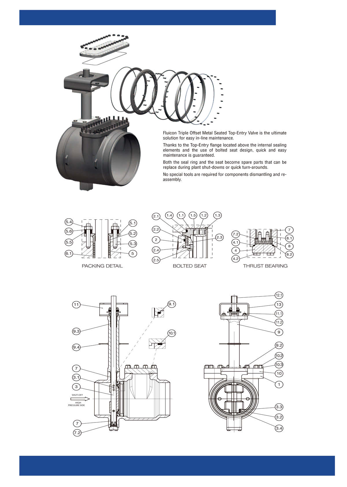 Marine Cryogenic Butterfly Valve With View Port Buttwelded Type LNG SYSTEM