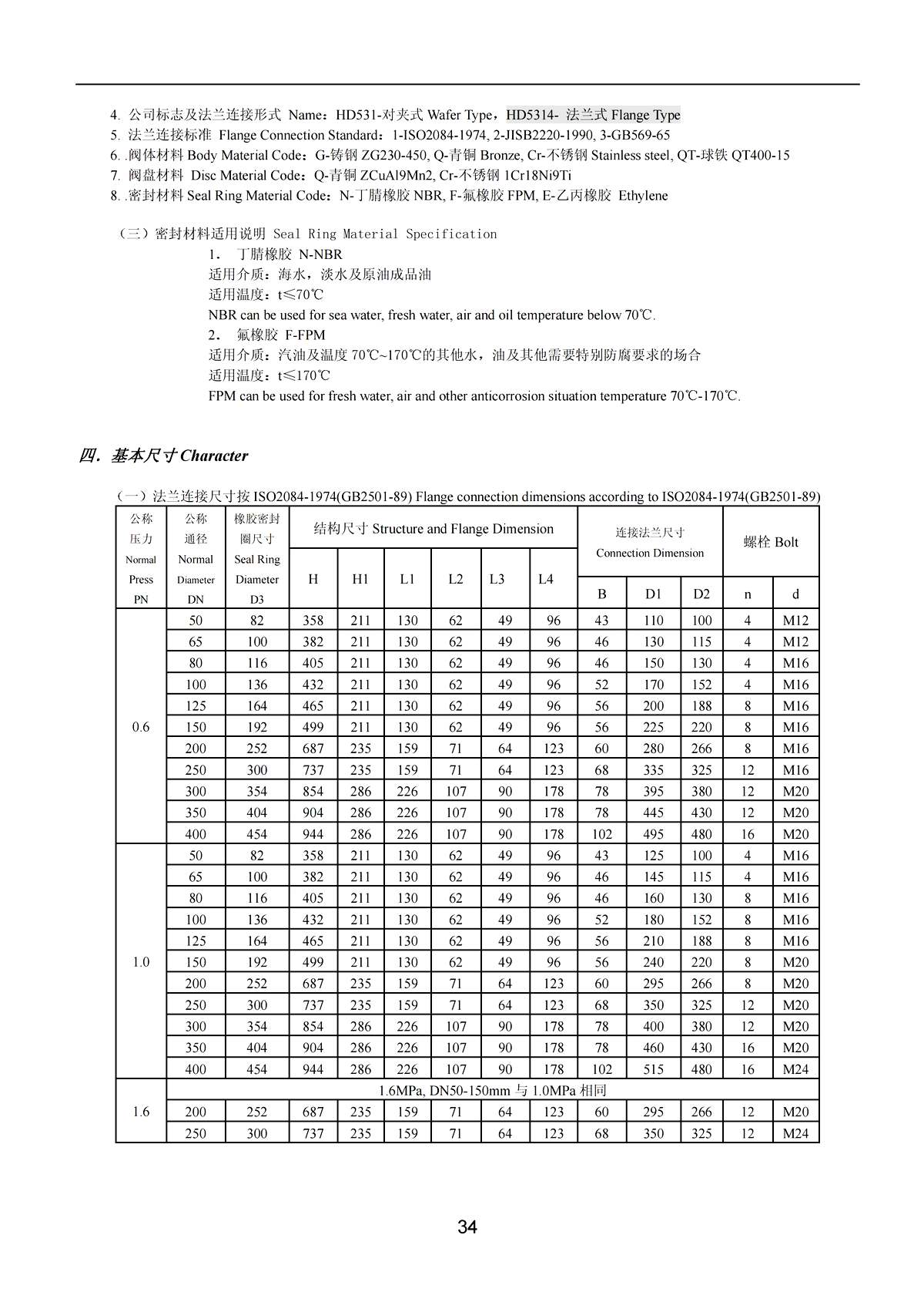 Marine Concentric Flange Type Hydraulic Operated Butterfly Valve（E） HD 5314